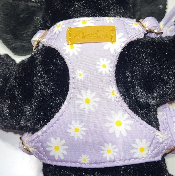 SlowTon No Pull Purple Floral Dog Harness & Leash Set Size XXS (2-2.6 lbs) EUC - Picture 10 of 13
